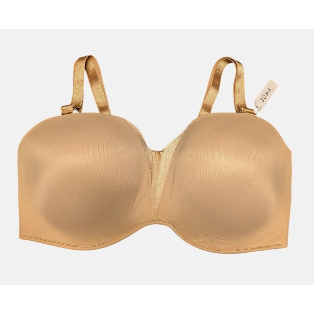NEW Soma Stunning Starlet Convertible Strapless Bra Size 38G Underwire Amber